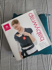 Fascia Porta Bebè Elastica BabyWrap Quaranta settimane Verde Ottanio, come nuova