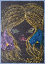 Novella Parigini Cartolina Donna Vintage