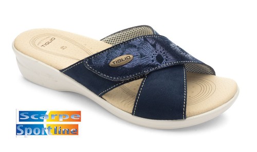 Tiglio 2377 blu pantofole - blu,