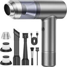 Aspirabriciole Senza Fili, 15000PA Mini Aspirapolvere Potente, Aspirapolvere Por