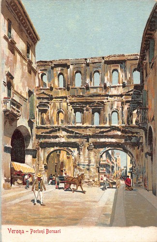 Italia verona portoni borsari - italia,
