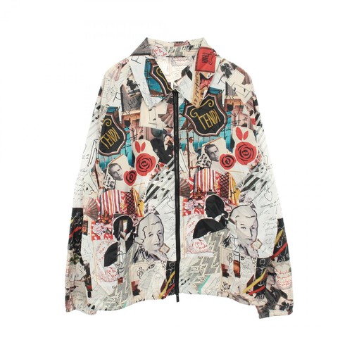 Fendi blouson polyester ivory - fendi,