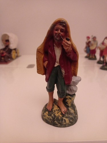 Vecchia statuina presepe - vecchia,