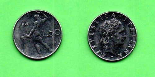 Italia lire 50 - lire,