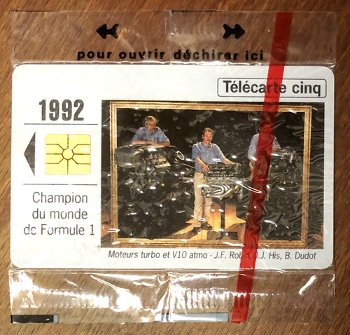 Telecarte renault 1992 réf - telecarte,