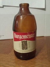 Burgmeister Amber Paper Label