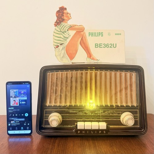 Radio vintage philips - radio, be362u