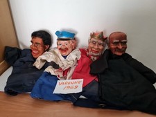 LOTTO 4 BURATTINI CON TESTA IN