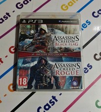 PS3 ASSASSIN'S CREED ROGUE + FLAG BLACK PLAYSTATION ITALIANO COMPLETO COME NUOVO