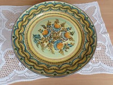 3 piatti in ceramica  decorati