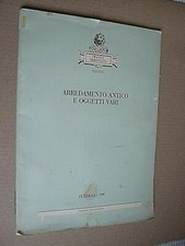ARREDAMENTO ANTICO E OGGETTI VARI.FRANCO SEMENZATO.FEBBRAIO 1990