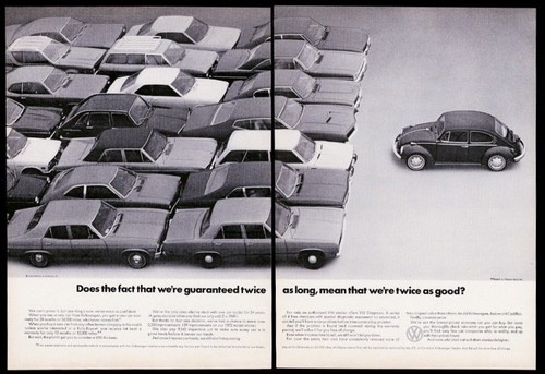 Pubblicità stampa 16x11 - , vw