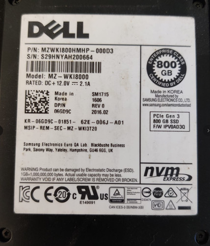 Ssd dell samsung enterprise - ssd,