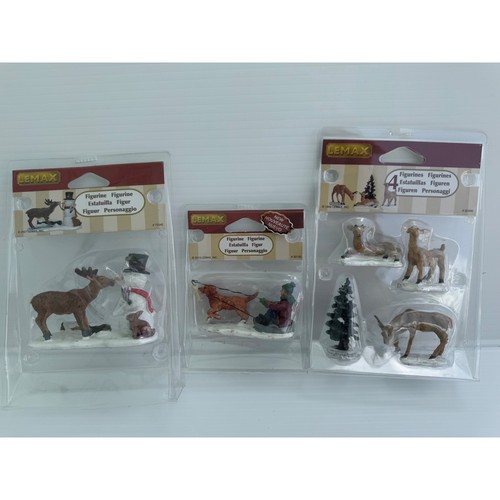 Lotto figurine villaggio - lotto,