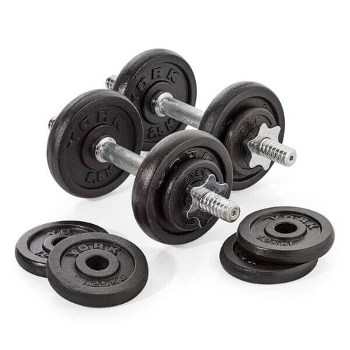 York set pesi manubri 20kg - pesi,