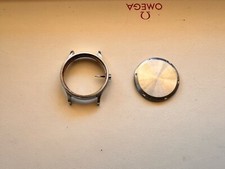 Omega F300 Vintage Case Caseback Crown Cassa Completa Con Corona 198003 Ref