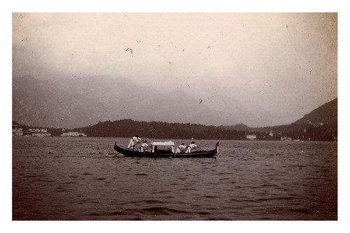Italie gondola lago di - italie,, on