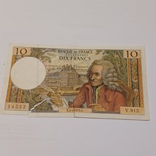 Vecchia banconota francese - banconota,
