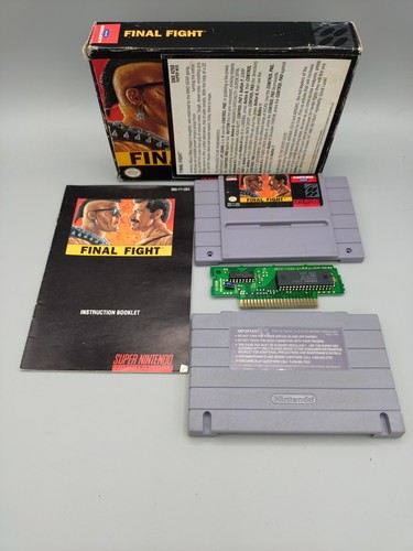 Final fight cib snes super - cib,