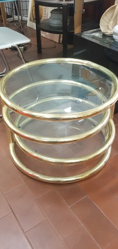 Tavolino tondo ottone - tondo,