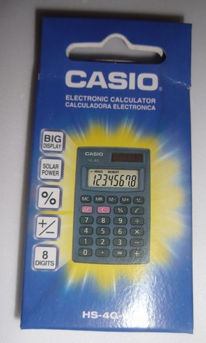 Calcolatrice solare casio - solare,