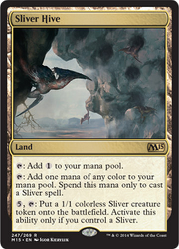 Mtg sliver hive italian exc - mtg,