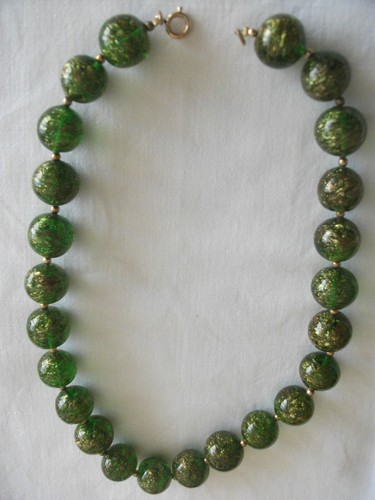 Murano glass pearl - pearl, necklace