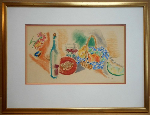 Modernist still life - ., pastel