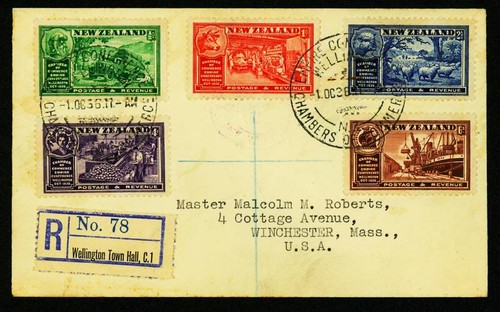 593 597 nuova zelanda - sg.#593-597,
