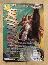 SS4 Gogeta, Fusion Warrior Of Ultimate Power Dragon Ball Super Card Game Masters