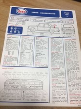 Scheda Tecnica Automobile Fiat