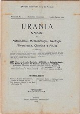 Urania, rivista, 1923, anno
