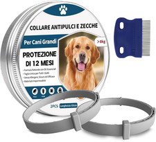 2 Pezzi Antiparassitario per