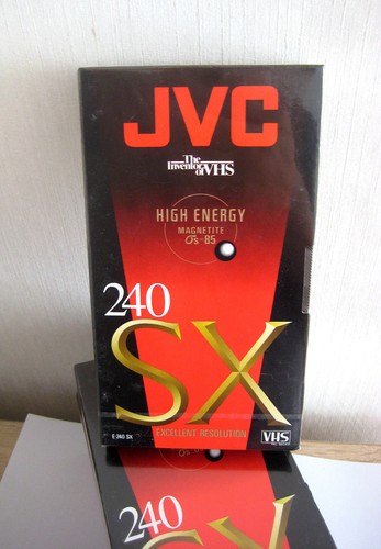 Videocassette vhs vuote jvc - vhs,