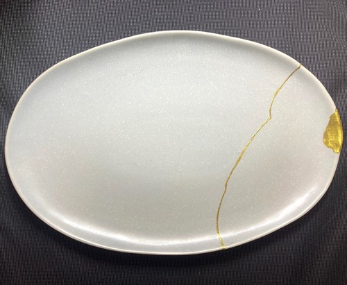 Kintsugi wabi sabi piatto - kintsugi,