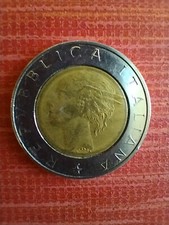 3 Monete da 500 lire : 2 Monete del 1987 + 1 Moneta Luca Pacioli del 1994