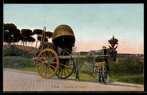 Roma carretto vino - carretto, di