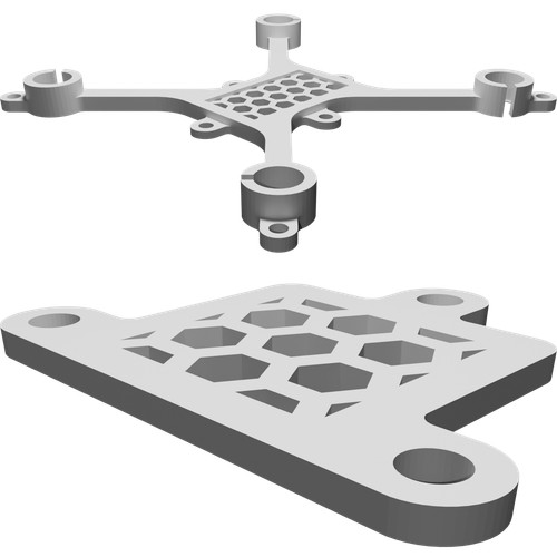 Telaio micro quadricottero fpv - micro,
