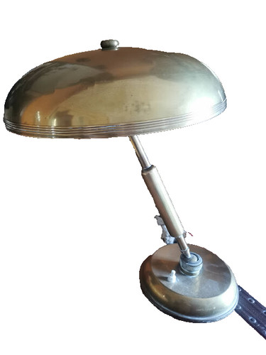 Lampada tavolo ottone 50s - lampada,