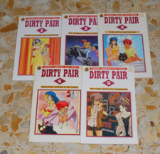 DIRTY PAIR 1-5 SERIE COMPLETA GRANATA PRESS OTTIMI RARI AFFARE!!!