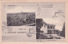 * S.SALVATORE MONFERRATO - Saluti - Panorama e Villa Calcia