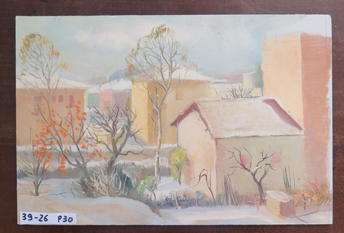 Quadro antico olio - olio, su