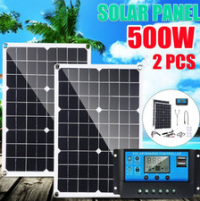 Kit Pannello Solare Portatile 250W Doppio USB Potenza 60A Controller Caricabatterie Barca