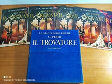 BOX 4 LP 10" GIUSEPPE VERDI - IL TROVATORE - GRANDI OPERE LIRICHE FABBRI - NM