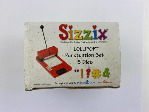 Sizzix lollipop punctuation - sizzix,