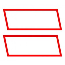 Kit contrassegni adesivi, 2 pz