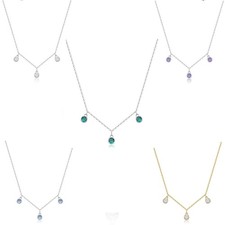 Collana Donna Acciaio Zirconi