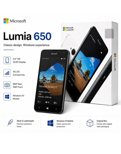 Smartphone microsoft lumia 650 - lumia,