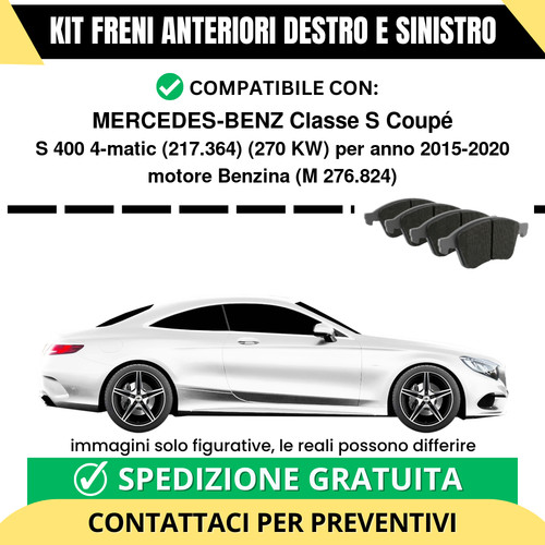 Pastiglie freno anteriori - pastiglie,