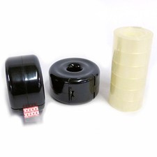 Pratico Dispenser di Nastro con 3 Rotoli di Nastro, Set di 2